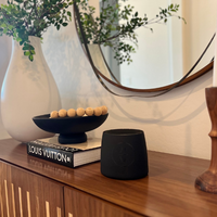 Large Luxury Black Matte Glass Candle