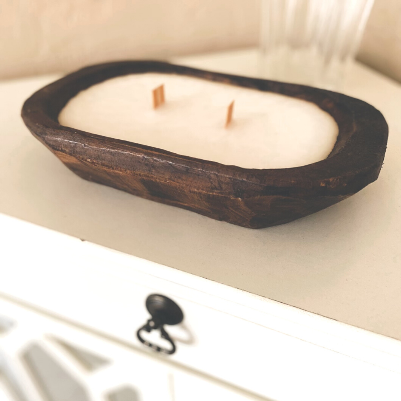 Desert Rain Wooden Wick Candle, Wooden Wick Candle