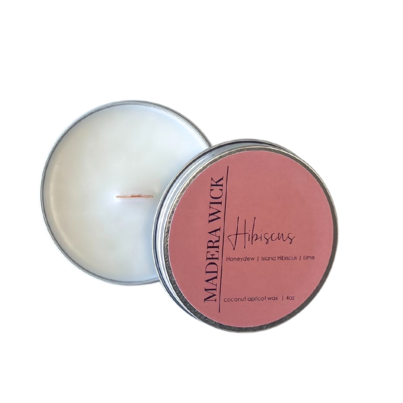 Hibiscus Travel Tin | Honeydew Melon + Island Hibiscus + Lime